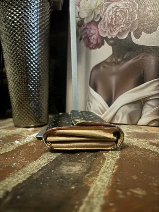 Louis Vuitton Takashi Murakami Monogram Multicolore Sarah Wallet in - Picture 4 of 13